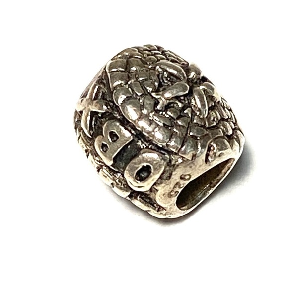 925 OBX Sterling Silver Sand Dollar Bead European Style 4.09g - Picture 4 of 8